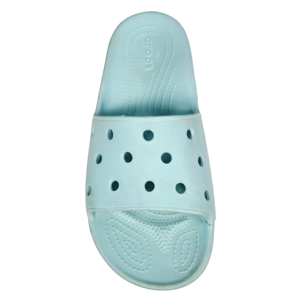 CROCS Classic Slides Unisex, Women's 9 Men's 7 Aqua Blue/Turquoise - Picture 5 of 9